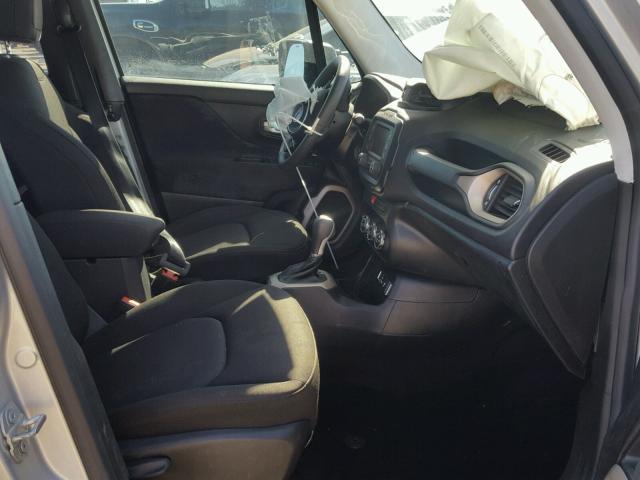 ZACCJAAT9FPC04226 - 2015 JEEP RENEGADE S SILVER photo 5