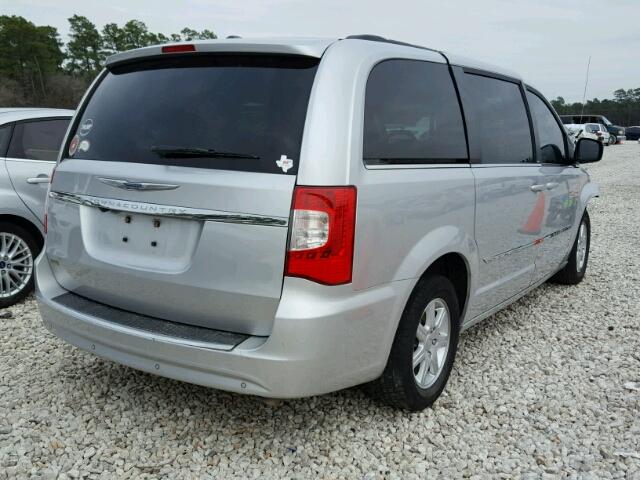 2C4RC1BG8CR157977 - 2012 CHRYSLER TOWN & COU SILVER photo 4