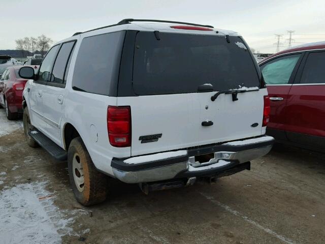 1FMPU16L51LA77193 - 2001 FORD EXPEDITION WHITE photo 3