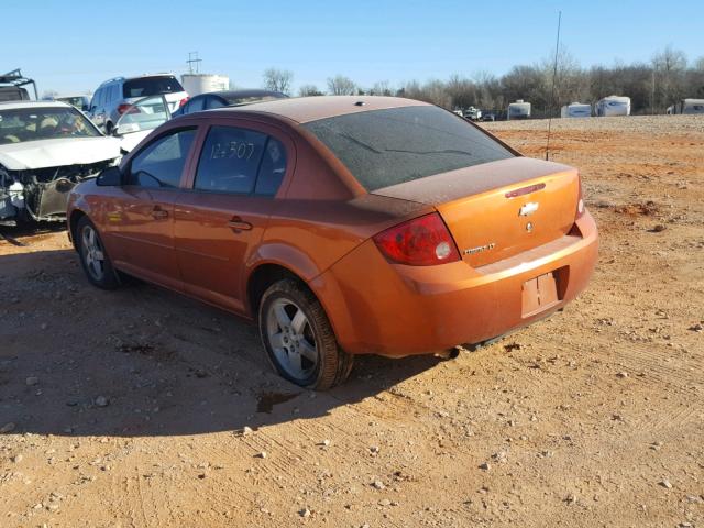 1G1AL55F277235855 - 2007 CHEVROLET COBALT LT ORANGE photo 3