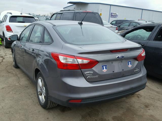 1FADP3F26EL370839 - 2014 FORD FOCUS SE CHARCOAL photo 3