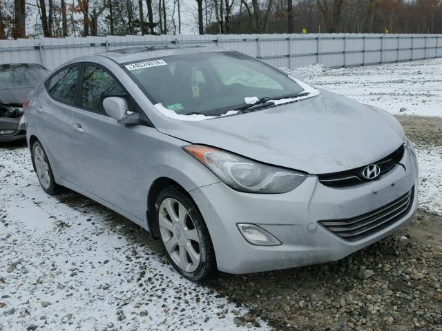 5NPDH4AE9CH150370 - 2012 HYUNDAI ELANTRA GL SILVER photo 1