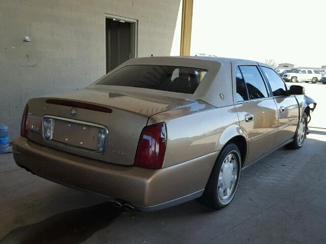 1G6KD54Y0YU172045 - 2000 CADILLAC DEVILLE GOLD photo 4