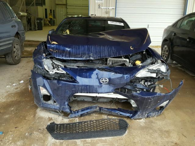 JF1ZNAA14F8701775 - 2015 TOYOTA SCION FR-S ლურჯი ფოტო 9