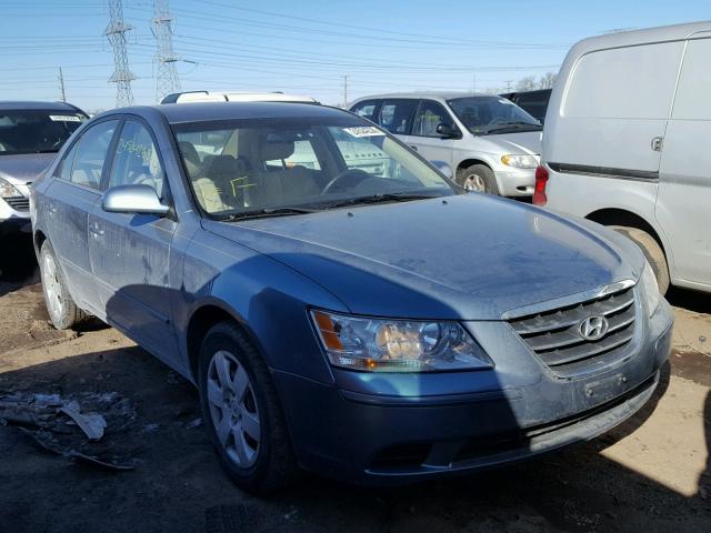 5NPET4ACXAH641061 - 2010 HYUNDAI SONATA GLS BLUE photo 1