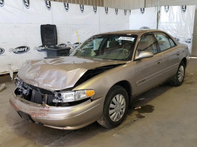 2G4WS52J721280414 - 2002 BUICK CENTURY CU BEIGE photo 2