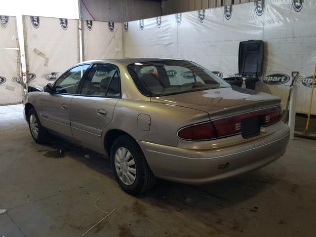 2G4WS52J721280414 - 2002 BUICK CENTURY CU BEIGE photo 3