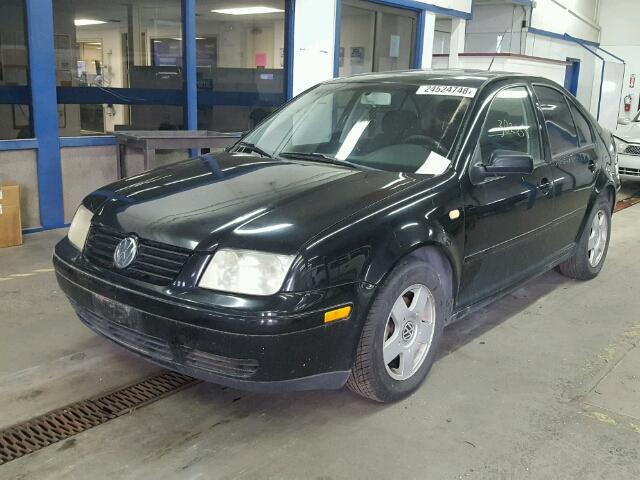 3VWSC29M0YM014231 - 2000 VOLKSWAGEN JETTA GLS BLACK photo 2