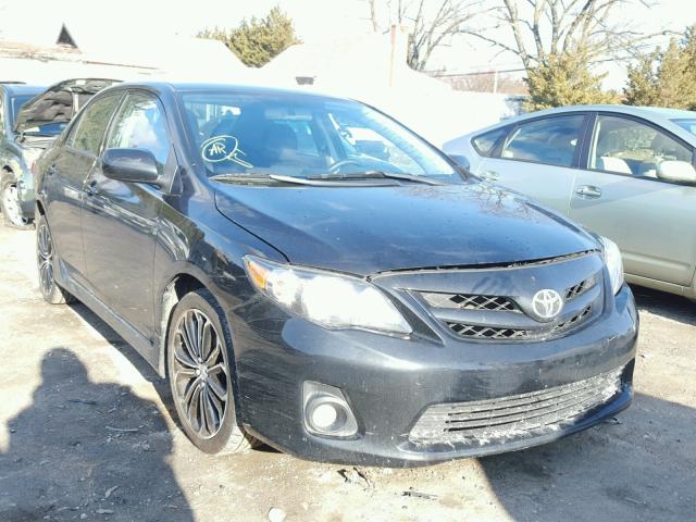 2T1BU4EE8DC053369 - 2013 TOYOTA COROLLA BA BLACK photo 1