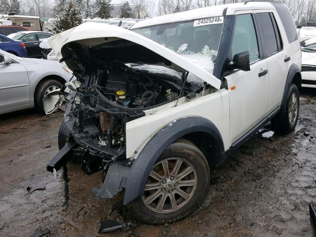 SALAE25408A449254 - 2008 LAND ROVER LR3 SE WHITE photo 2