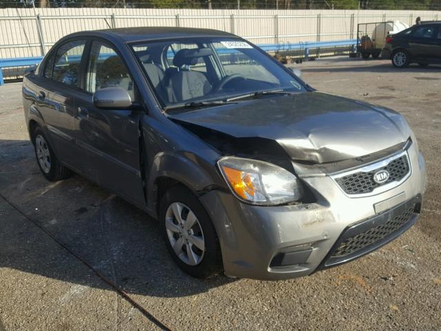 KNADH4A31B6869942 - 2011 KIA RIO BASE GRAY photo 1