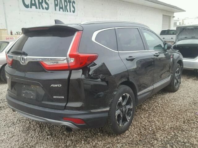 5J6RW2H98HL009828 - 2017 HONDA CR-V TOURI BLACK photo 4