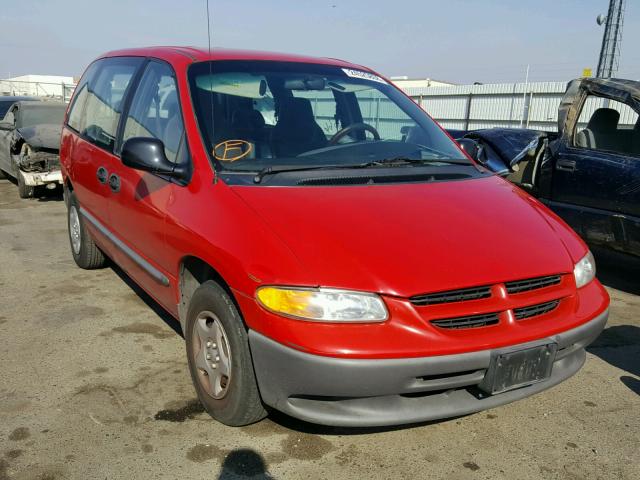 2B4FP25B8XR369438 - 1999 DODGE CARAVAN RED photo 1