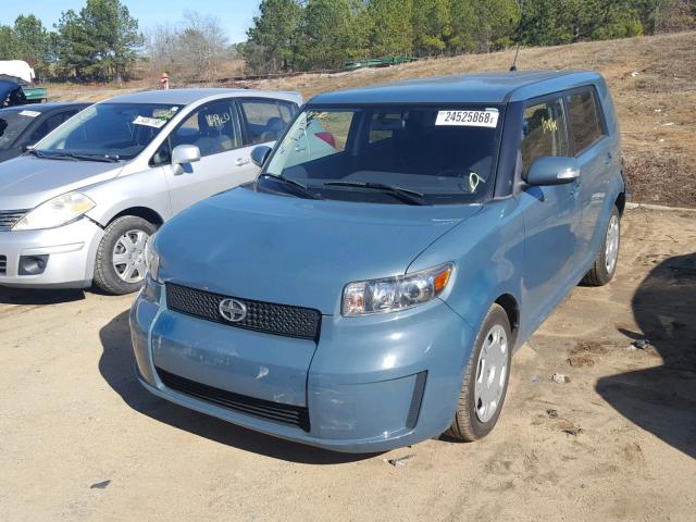 JTLKE50E381035922 - 2008 TOYOTA SCION BLUE photo 2