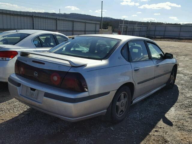 2G1WH55K119127365 - 2001 CHEVROLET IMPALA LS SILVER photo 4