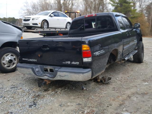 5TBBT44194S439932 - 2004 TOYOTA TUNDRA ACC BLACK photo 4