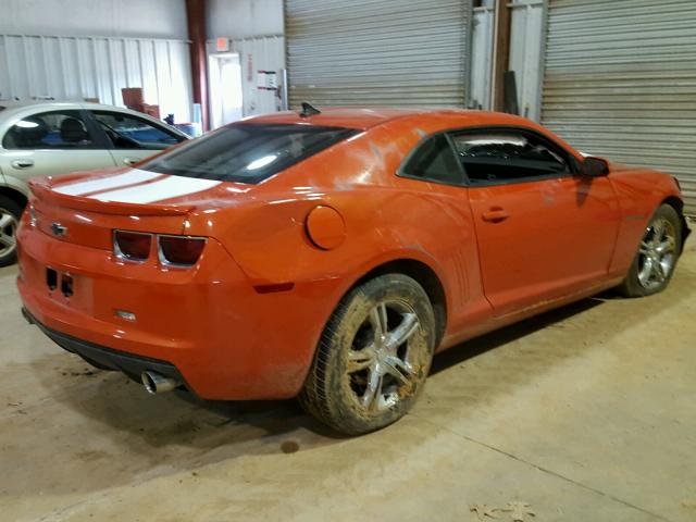 2G1FA1E38C9101953 - 2012 CHEVROLET CAMARO LS ORANGE photo 4