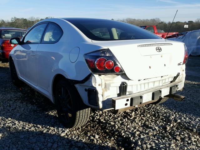 JTKDE3B77A0314429 - 2010 TOYOTA SCION TC WHITE photo 3