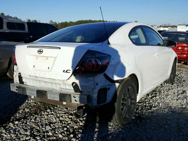 JTKDE3B77A0314429 - 2010 TOYOTA SCION TC WHITE photo 4