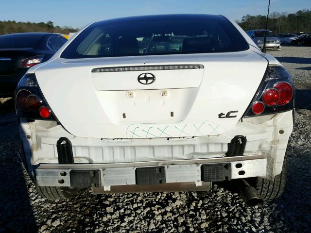 JTKDE3B77A0314429 - 2010 TOYOTA SCION TC WHITE photo 9