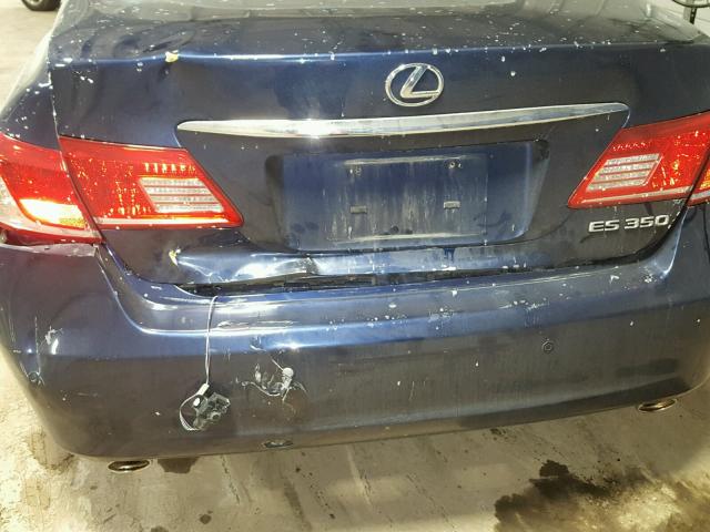 JTHBK1EG9C2486779 - 2012 LEXUS ES 350 BLUE photo 9