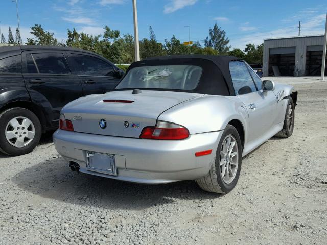 4USCH9344YLF84497 - 2000 BMW Z3 2.3 SILVER photo 4