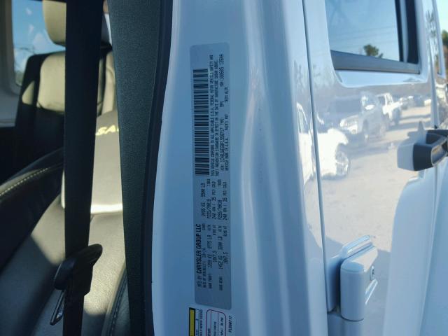 1C4BJWEG8FL558717 - 2015 JEEP WRANGLER U WHITE photo 10