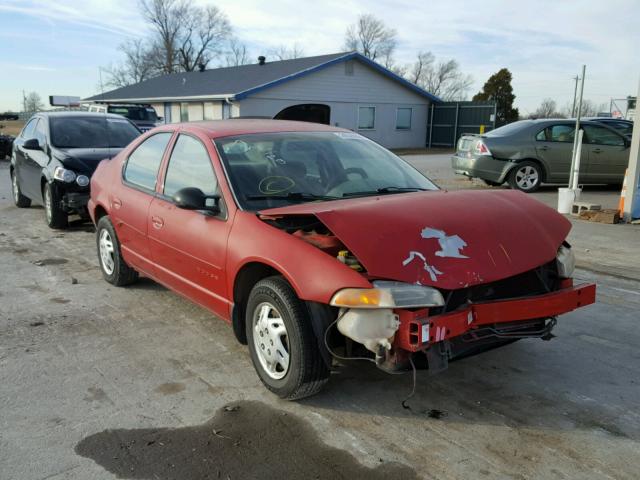 1B3EJ46X2WN254417 - 1998 DODGE STRATUS RED photo 1