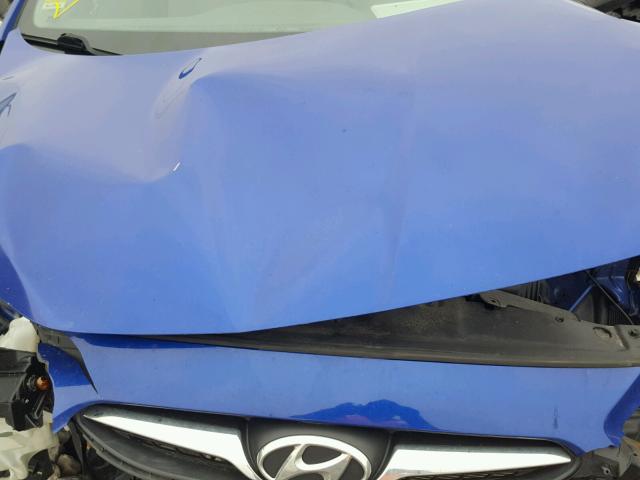 KMHCT4AE7CU259468 - 2012 HYUNDAI ACCENT GLS BLUE photo 7