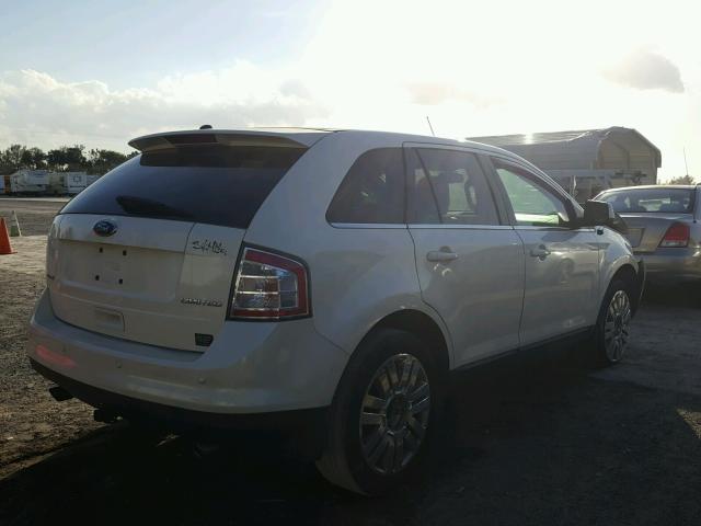 2FMDK39C88BB44699 - 2008 FORD EDGE LIMIT WHITE photo 4