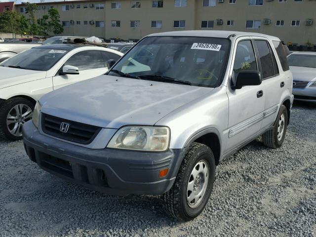 JHLRD28411S002671 - 2001 HONDA CR-V LX SILVER photo 2