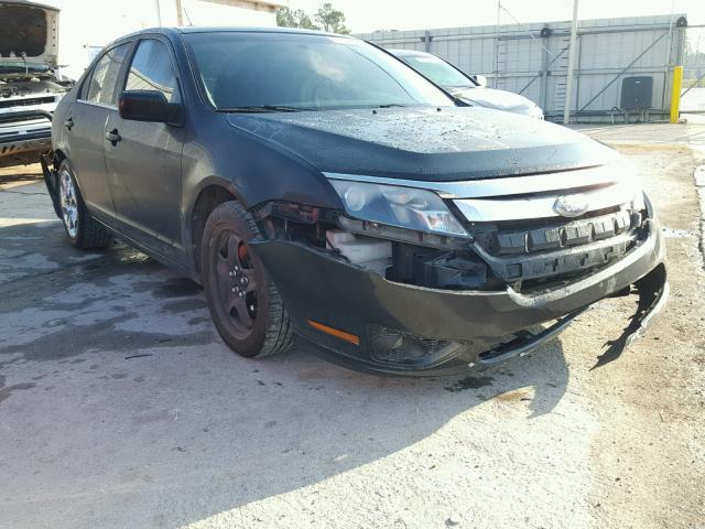 3FAHP0HA1AR301041 - 2010 FORD FUSION SE BLACK photo 1