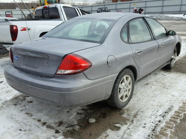 1FAFP53U27A192680 - 2007 FORD TAURUS SE GRAY photo 4