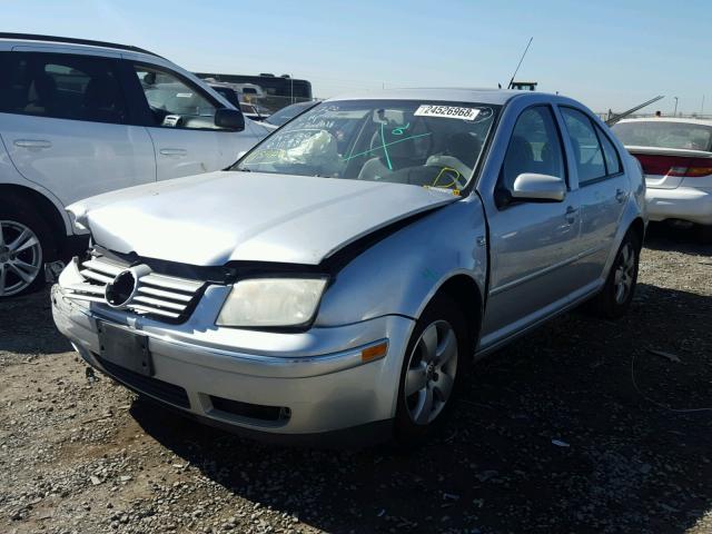 3VWSK69M94M014720 - 2004 VOLKSWAGEN JETTA GLS SILVER photo 2