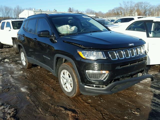 3C4NJDAB8HT698723 - 2017 JEEP COMPASS SP BLACK photo 1