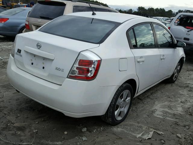 3N1AB61E77L685559 - 2007 NISSAN SENTRA 2.0 WHITE photo 4