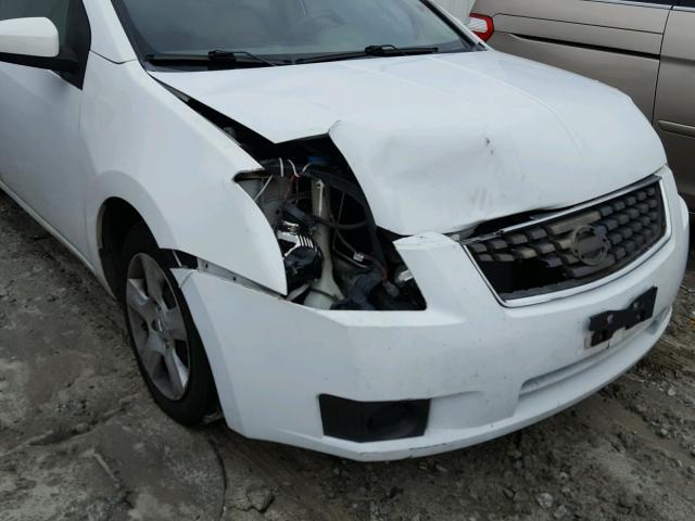 3N1AB61E77L685559 - 2007 NISSAN SENTRA 2.0 WHITE photo 9