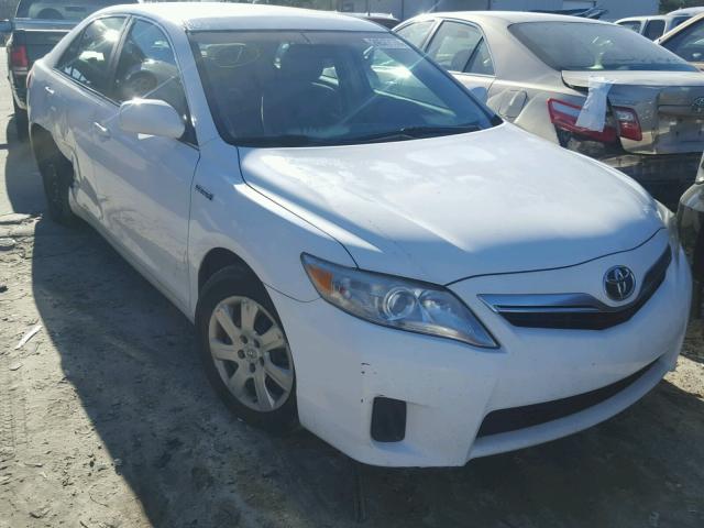 4T1BB3EK5BU139949 - 2011 TOYOTA CAMRY HYBR WHITE photo 1