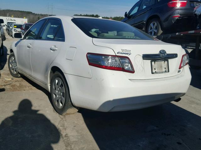 4T1BB3EK5BU139949 - 2011 TOYOTA CAMRY HYBR WHITE photo 3