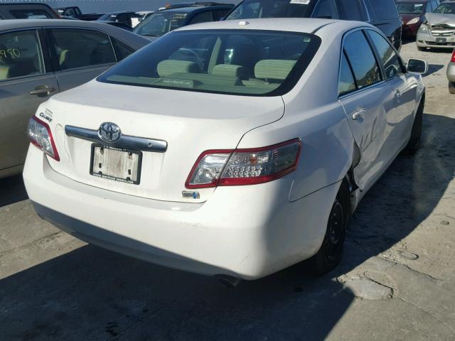 4T1BB3EK5BU139949 - 2011 TOYOTA CAMRY HYBR WHITE photo 4