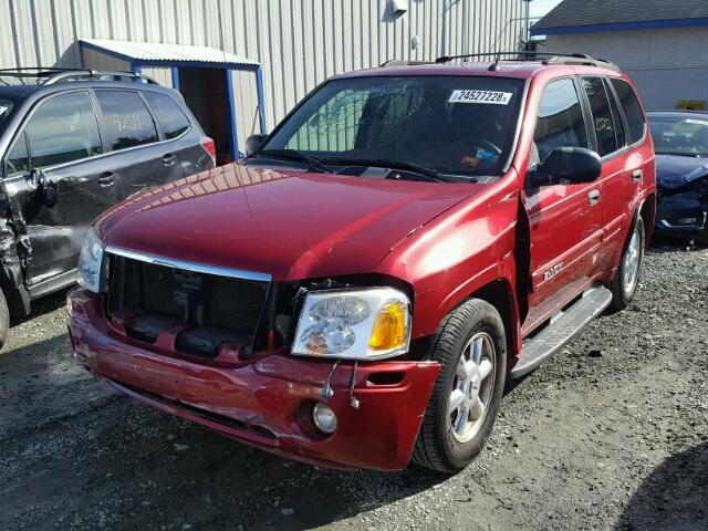 1GKDS13SX52198407 - 2005 GMC ENVOY RED photo 2