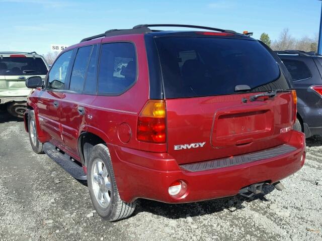 1GKDS13SX52198407 - 2005 GMC ENVOY RED photo 3