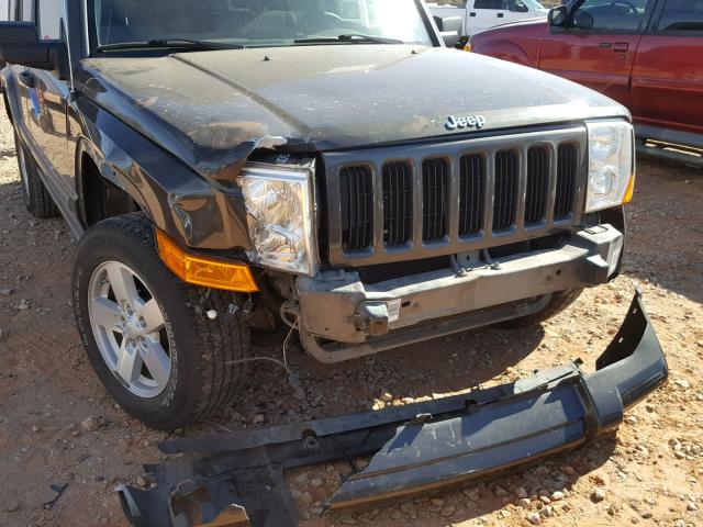 1J8HH48N26C221943 - 2006 JEEP COMMANDER CHARCOAL photo 10