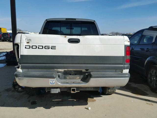 3B7HC13Z5WG242720 - 1998 DODGE RAM 1500 WHITE photo 10