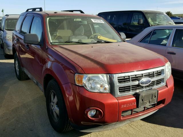 1FMCU93719KB02273 - 2009 FORD ESCAPE XLT BURGUNDY photo 1