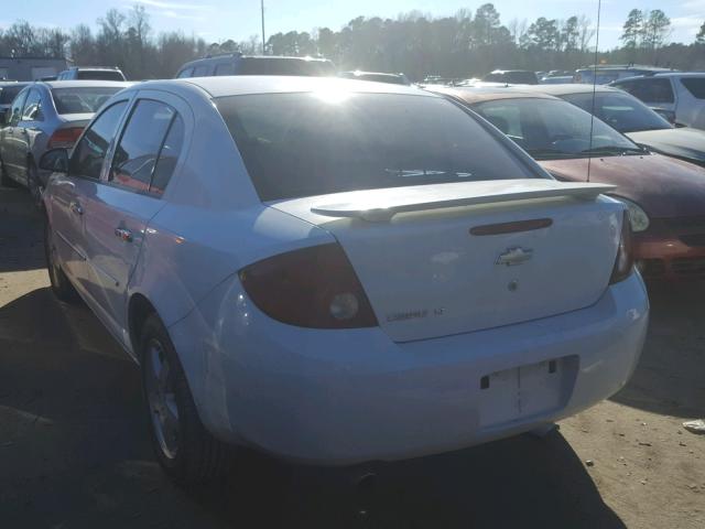 1G1AZ52F857578766 - 2005 CHEVROLET COBALT LT WHITE photo 3