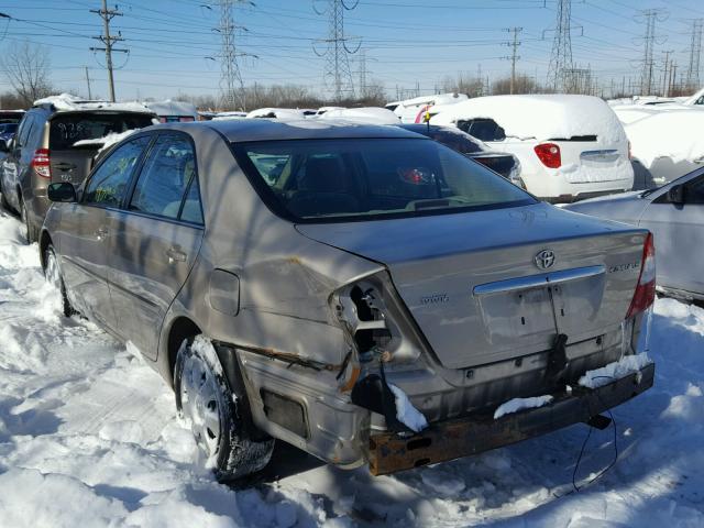 4T1BE32K14U351035 - 2004 TOYOTA CAMRY LE BROWN photo 3