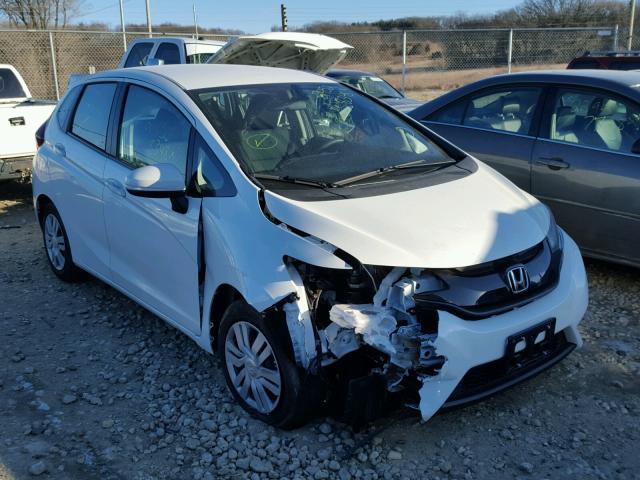 3HGGK5G50HM706970 - 2017 HONDA FIT LX WHITE photo 1