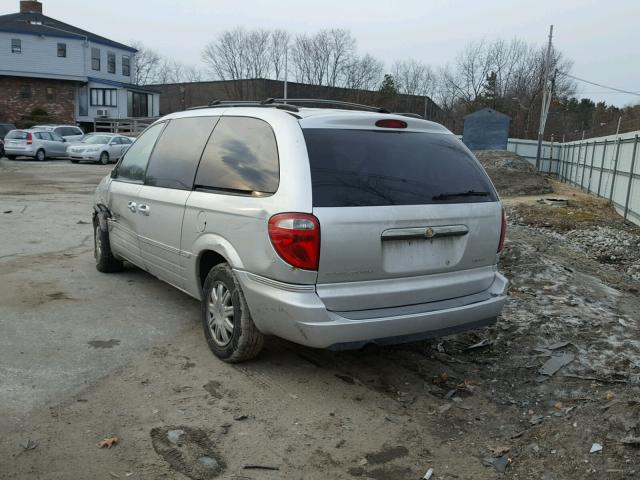 2A8GP64L37R275811 - 2007 CHRYSLER TOWN & COU SILVER photo 3