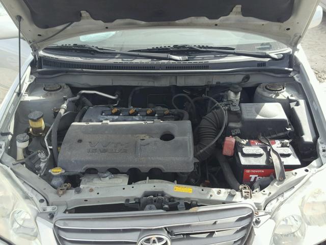 1NXBR32E54Z233097 - 2004 TOYOTA COROLLA CE SILVER photo 7